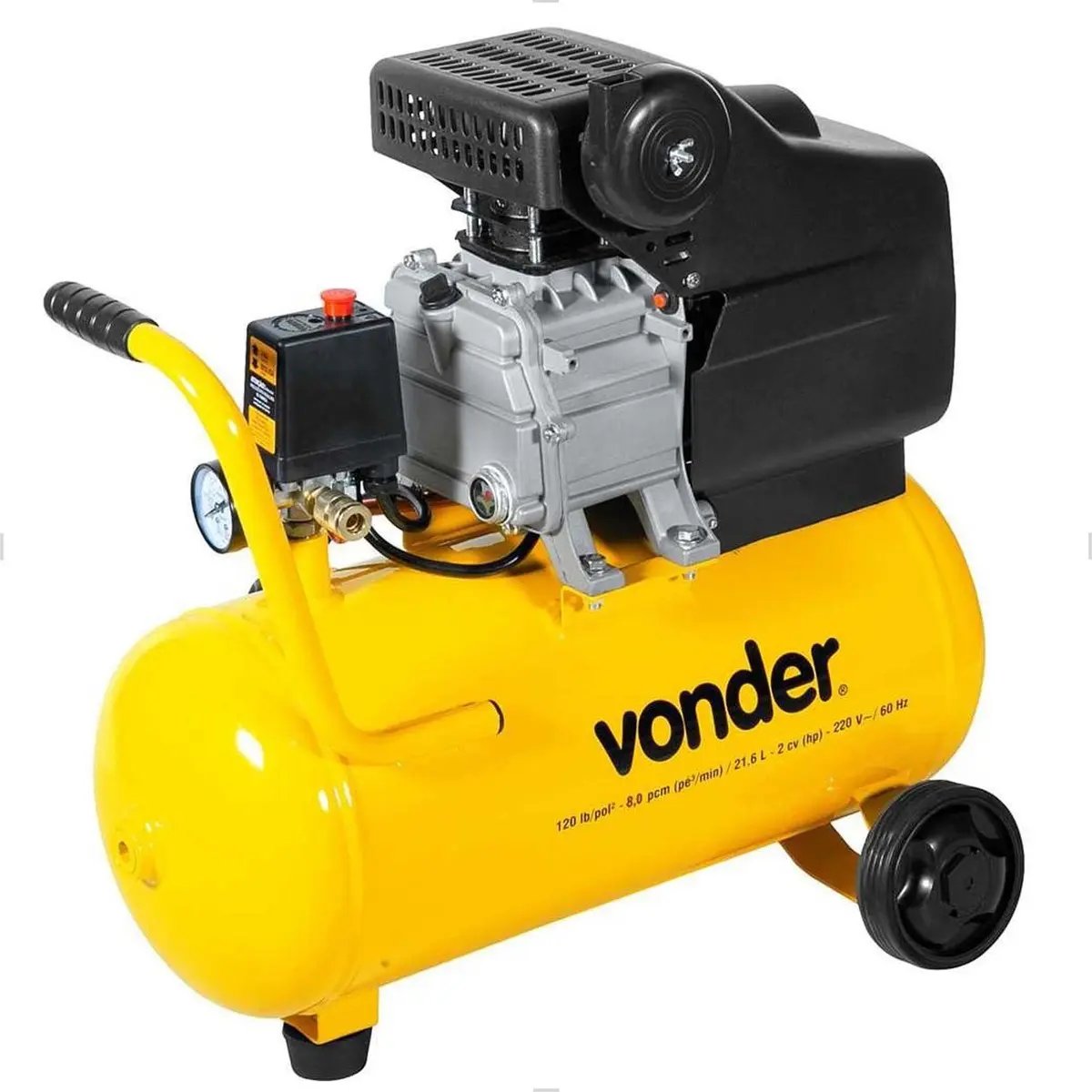 Compressor de Ar 21,6L MCV216 127V - Imagem 2