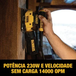 LIXADEIRA ORBITAL DEWALT 127V DWE6411BR - Imagem 6