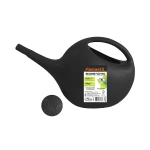 REGADOR PLASTICO 8L PRETO FAMASTIL