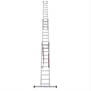 ESCADA EXTENSIVA TRIPLA DE ALUMINIO BOTAFOGO 11 X 3