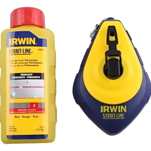 KIT LINHA DE 30M E GIZ EM PO VERMELHO IRWIN 64495