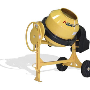 BETONEIRA 250L MENEGOTTI PRIME MONOF. 1CV C/ KIT DE SEGURANCA