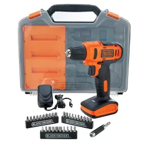 KIT BLACK DECKER PARAFUSAD/FURAD.12V C/31 PCS + MALETA LD12SC-BR