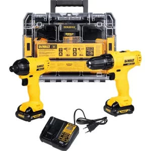 COMBO PAR/FURAD.3/8" + PARAF. IMP. 1/4" 12V MAX DEWALT DCK201C2-BR