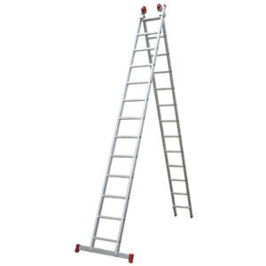 ESCADA EXTENSIVA DE ALUMINIO BOTAFOGO 13 X 2 DEGRAUS