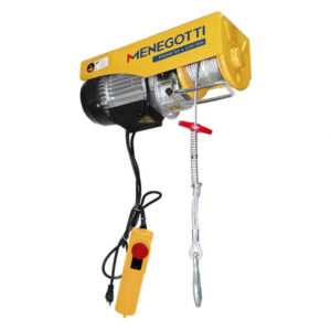 GUINCHO DE COLUNA MENEGOTTI PRIME 150/300KG 12/6M MONOFASICO 220V