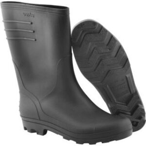 BOTA DE PVC CANO CURTO PRETO S/ FORRO VONDER