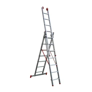 ESCADA EXTENSIVA TRIPLA DE ALUMINIO BOTAFOGO 7 X 3