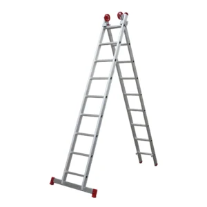 ESCADA EXTENSIVA DE ALUMINIO BOTAFOGO 9 X 2 DEGRAUS