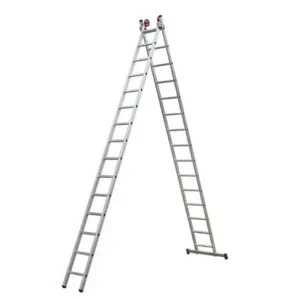 ESCADA EXTENSIVA DE ALUMINIO BOTAFOGO 15 X 2 DEGRAUS