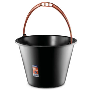 BALDE EXTRA FORTE MULTIUSO PLASTICO PRETO ATLAS